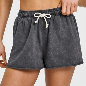 Producto popular, venta al por mayor, ropa de verano, pantalones cortos lavados con ácido de cintura alta multicolores para mujer, pantalones cortos para mujer - Product Image 1