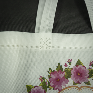 ถุงช้อปปิ้ง PP แบบนอนวูฟเวนกระเป๋าช้อปปิ้งพิมพ์โลโก้ลายดอกไม้ - Product Image 3