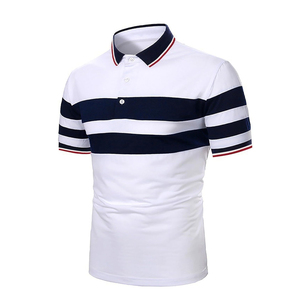 Logotipo personalizado de los hombres para la camiseta del Polo de talla grande patrón sólido sublimación de impresión 100% algodón en blanco poliéster Golf camisetas de punto - Product Image 4