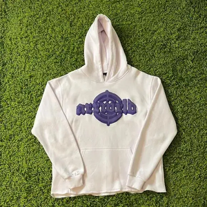 Personnalisé Propre Logo Broderie Hommes de Haute Qualité Coton Polyester 3d Mousse Puff Imprimé Pull Hommes Sweat à Capuche OEM Personnalisé - Product Image 5