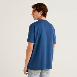 T-shirts pour hommes 100% coton, coupe classique, écologiques, respirants, pour l'été, usage quotidien décontracté, vente en gros, 300g - Product Image 2