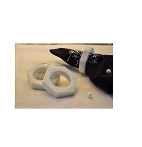Soporte de anillo de servilleta de mármol para vajilla de cena uso personalizado en forma de servilletero de la mejor calidad hecho de mármol - Product Image 1