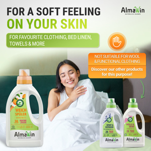 AlmaWin Export Eco Fabric Softener Orange 750ml 30 Loads Essential Oils <b>Laundry</b> Fragrance Liquid <b>Detergent</b> - Product Image 6