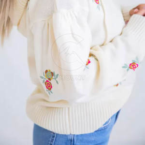 Jersey liso bordado sudaderas con capucha calidad superior nuevo diseño 100% algodón mujeres sudaderas con capucha para bordado - Product Image 6