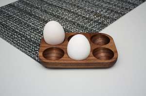 ถาดไข่แบบชนบทที่ใส่ไข่ทำจากไม้ใช้ในตู้เย็นห้องครัวหรือวางบนเคาน์เตอร์สำหรับจัดแสดงหรือจัดเก็บเพื่อทำความสะอาดง่าย - Product Image 5
