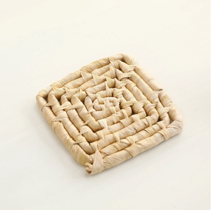 Gran oferta Vietnam tejido a mano blanco ecológico Material maíz cáscara casa Hotel taza decorativa posavasos para mesa de centro - Product Image 4