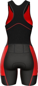 ชุดไตรกีฬาสำหรับผู้หญิงชุดวิ่งและว่ายน้ำสำหรับแข่งจักรยานชุดสั้นซิปหน้าอกระบายอากาศ - Product Image 4