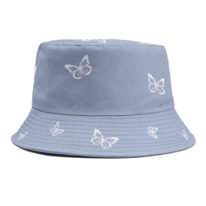 Chapeau bob unisexe en coton/polyester, nouvelle conception tendance, pour les voyages en plein air, coupe-vent, multicolores, logo brodé personnalisé - Product Image 1