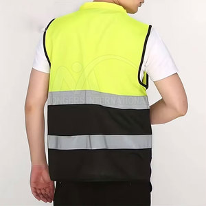 Chaleco de Seguridad Táctico de Alta Visibilidad para Hombre, Transpirable, Impermeable, de Secado Rápido, Reflectante, Opciones Personalizables, Nailon/Poliéster, OEM - Product Image 4