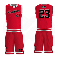 Seragam Basket Unisex Custom Made Terlaris Berkualitas Tinggi Premium Bahan Bernapas Cepat Kering Cetak Sublimasi Pendek