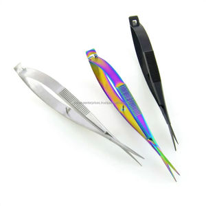 Ciseaux à ressort en acier inoxydable de haute qualité, outil de beauté pour la coupe et le façonnage des sourcils - Product Image 5