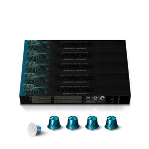 Cápsulas Nespresso Línea Original, Indonesia Master Origin, Café Tostado Oscuro, 50 Cápsulas de Café - Product Image 1