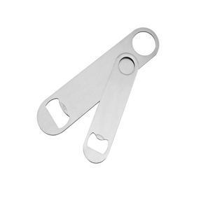 Producto de alta calidad Abrebotellas de acero inoxidable Logotipo personalizado ecológico Abrebotellas rectangular de acero inoxidable - Product Image 1