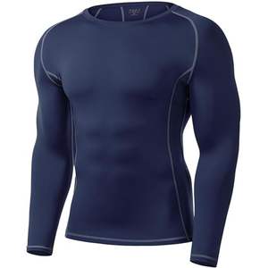 OEM/ODM personalizado Rash Guard Hombres de manga larga | Camisa de compresión OEM | Secado rápido al por mayor Surf Gimnasio Entrenamiento Rash Guards - Product Image 3