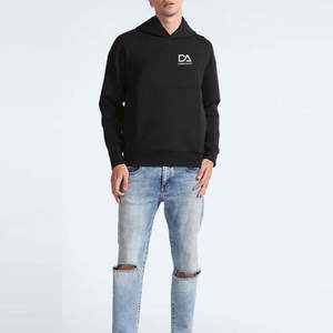 เสื้อฮู้ดผ้าฟลีซของผู้ชายสำหรับฤดูหนาวดีไซน์ใหม่จากโรงงานตรงกระเป๋าด้านหน้าน้ำหนักเบา - Product Image 4