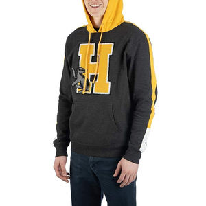 Sweat à capuche pour homme de qualité supérieure Ultra confortable 100% coton polaire Broderie 3D Lavé à la pierre Teint uni Impression numérique - Product Image 3