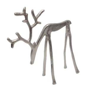 Decoración navideña de tendencia, escultura de Reno dorada decorativa de aluminio de la mejor calidad para mesa, decoración del hogar hecha a mano - Product Image 2