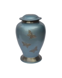 Urnas de Cenizas Humanas de Aluminio Ecológicas Pulimentadas en Dorado, Artículos Funerarios Hechos a Mano con Calidad Premium a Bajo Precio - Product Image 4