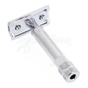 Rasoir de sécurité professionnel avec logo personnalisé Poignée ergonomique et lames remplaçables - Product Image 4