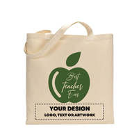 Bolsa de Tela Elegante para Regalo de Profesores, con Nombre Impreso 'Los Mejores Profesores de la Historia', 100% Algodón, Resistente al Agua, para la Escuela o Universidad