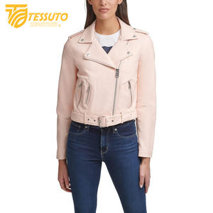 Manteaux d'hiver pour femmes Manteau épais en peau de mouton véritable Veste en cuir pour femmes Veste d'aviateur Vestes en cuir de mouton pour femmes - Product Image 4