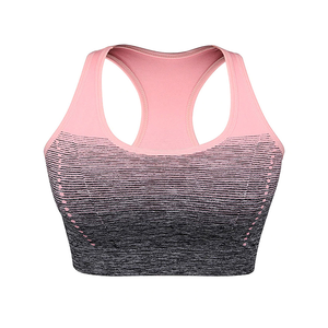 Soutien-gorge de sport de yoga pour femmes grande taille personnalisé 2025, respirant, séchage rapide, maintien élevé, décoration en maille, bretelles croisées - Product Image 2