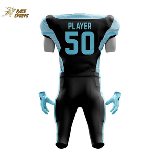 Vente en gros d'uniformes de football américain jaunes pour jeunes de haute qualité Sublimation grande taille respirante au design haut de gamme Nouveau Premium - Product Image 2