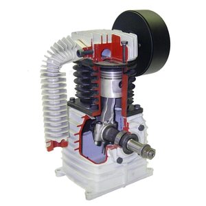Compresseur à double réservoir de 2 CV, 8,8 CFM, 90 PSI, 9 gallons avec double commande, accessoires et pièces pour outils pneumatiques - Product Image 3