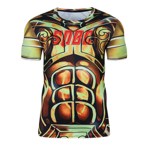 Personnalisez votre propre logo sublimé Full Sleeve Rash Guard Compression Shirt MMA Rashguard pour hommes - Product Image 1