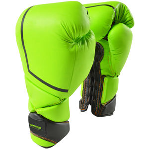 ถุงมือชกมวย unisex ยอดนิยมถุงมือหนังแบบปรับแต่งได้ตามที่ต้องการสำหรับผู้เล่นถุงมือ MMA กลางแจ้ง - Product Image 1
