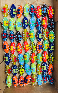 ลูกปัดแก้วงานฝีมือช่างฝีมือ ขนาด 18 มม. ทรงกลม คริสตัลหลากสี สำหรับทำเครื่องประดับและตกแต่ง - Product Image 4