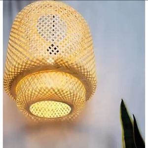 Entrega rápida Pantalla de bambú hecha a mano Diseño personalizado Estilo Art Deco Decoración para el hogar con patrón de naturaleza muerta - Product Image 1