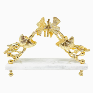 New Stylish Design Tissue <b>Dispenser</b> <b>Napkin</b> Holder Creative Gold Metal Tissue Stand And Holder For Dining Table And Kitchen Usage - Product Image 5