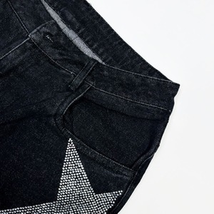 กางเกงยีนส์ขายดี ทรงขาตรง ติดซิปและกระดุม ประดับเพชร ดีไซน์ทันสมัย ทนทาน คุณภาพสูง สำหรับทุกเพศ - Product Image 5