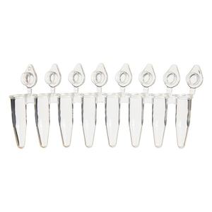 Tubos de PCR UltraFlux I 3247-00S para Pruebas, 0.2 mL, 8 Tiras con Tapas Planas Individualmente Adjuntadas, Tubos de PCR de 0.2 mL y 8 Tiras - Product Image 1