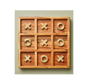 Wood Tic Tac Toe Game Fun Indoor Game Night Activité pour garçons et filles Produit le plus vendu - Product Image 6