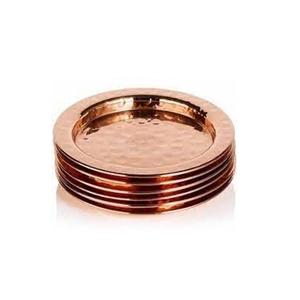 Posavasos de cobre 100%, tamaño personalizado, utensilios de cocina para el hogar y restaurantes, artículos para bebidas de oficina, posavasos para tazas de té, respetuoso con el medio ambiente - Product Image 5