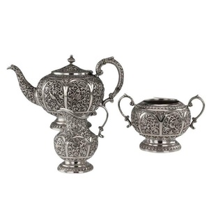 Unique Design <b>Tea</b> & Coffee Serving Pot Hot Selling Home & Restaurant Table Top Decoration Metal <b>Tea</b> Serving Kettle <b>Sets</b> - Product Image 2