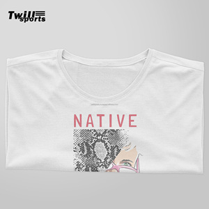 2025 T-shirts d'été écologiques pour femmes T-shirts à la mode avec des couleurs unies et un nouveau design pour la vente en gros - Product Image 3