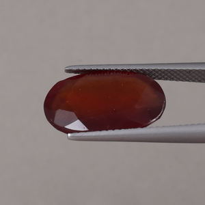 พลอยเฮสโซไนต์สีแดงธรรมชาติทรงรี9.56กะรัตทรงรีตัดขนาด16X11.5มม. ได้รับการรับรองจากผู้ผลิตเครื่องประดับขายส่ง - Product Image 2