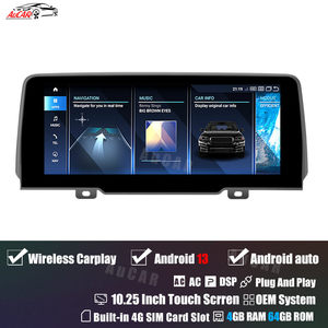 AuCar 10,25 ''mejor <span class=keywords><strong>Android</strong></span> 13 <span class=keywords><strong>Car</strong></span> Radio CarPlay pantalla táctil navegación GPS estéreo REPRODUCTOR DE DVD para BMW X3/X4 G01/G02 2018-2020 - Product Image 4