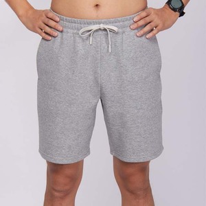 Short basique personnalisé pour hommes 2025 tissu respirant pour les jeunes 100% coton couleur unie lâche décontracté vêtements pour hommes Jogging Shorts - Product Image 2