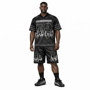 Unisex Football Jersey Short Printed Full Sublimation Custom Design Club Team Uniform <b>Performance</b> Sportswear OEM Manufacturing - Product Image 4