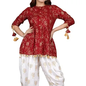 Летняя одежда 2024 традиционные женские комплекты Dhoti Kurta