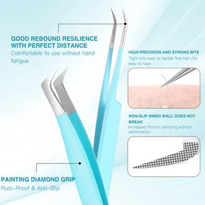 Pinces à pointe en fibre antistatique pour petits composants électroniques, pinces à pointe en fibre de haute qualité - Product Image 5