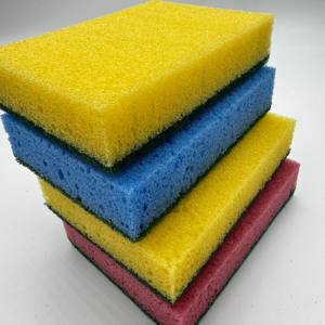 Marque privée Éponges à vaisselle parfumées antibactériennes Casalina Multicolore 12.5x9x3cm Taille Tampons à récurer Lot de 2 - Product Image 5