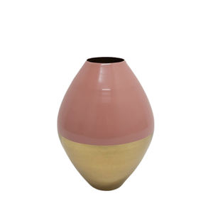 Venta al por mayor florero de metal blanco y negro chapado antiguo maceta para decoración de sala de estar personalización hecha a mano - Product Image 4