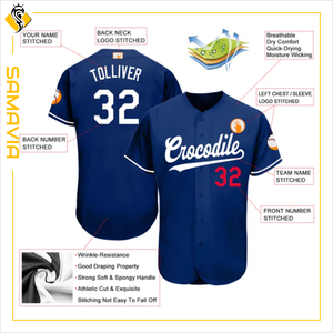 เสื้อเจอร์ซีย์เบสบอลของ Samavia Precision เสื้อเจอร์ซีย์สำหรับทีม USA ที่มีประสิทธิภาพเสื้อเจอร์ซี่สามารถปรับแต่งได้ - Product Image 3