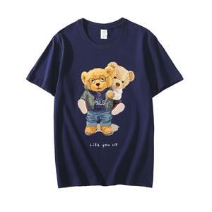 OEM logo personnalisé classique blanc o-cou brodé t-shirt hommes imprimé t-shirt - Product Image 2