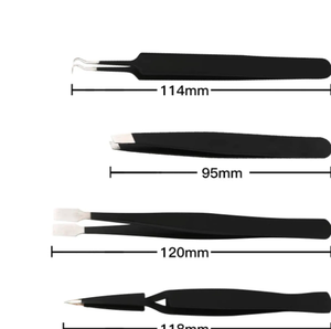 ชุดแหนบสแตนเลสป้องกันไฟฟ้าสถิตย์ชุดแหนบสำหรับงานฝีมือเครื่องประดับอิเล็กทรอนิกส์งานห้องปฏิบัติการ (14ชิ้น) โดย anaif - Product Image 5